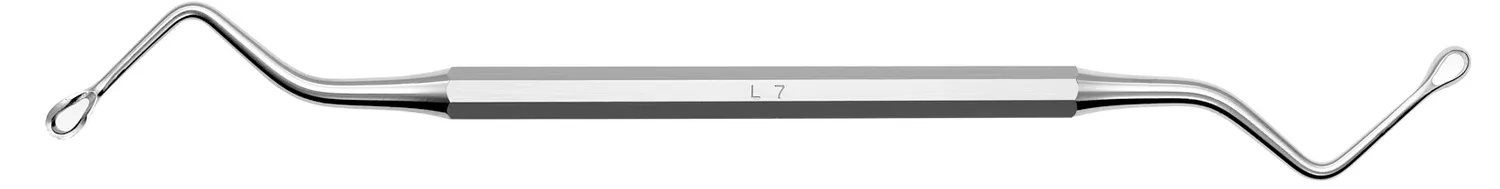 Deppeler L7 Curette Chirurgica Monoblocco Acciaio