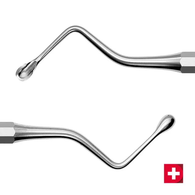 Deppeler Curette chirurgica AL7 curette in acciaio