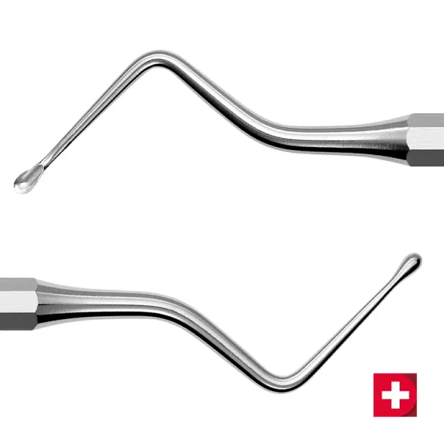 Deppeler AL2 curette alveolare chirurgica 2,5 mm