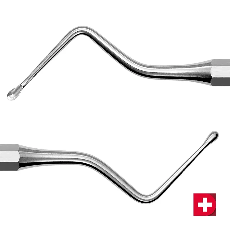 Deppeler AL2 curette chirurgica acciaio