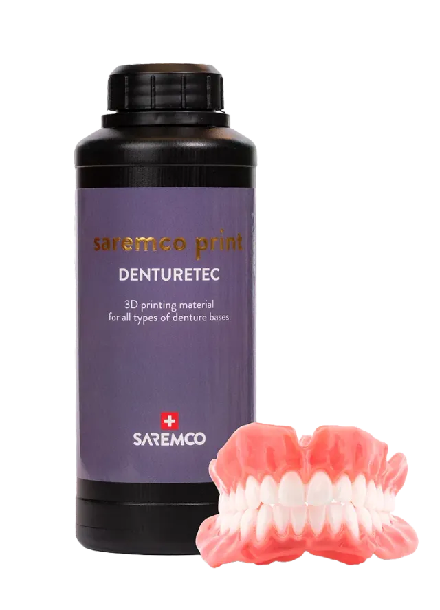 Saremco Print Denturetec resina 3D basi protesi