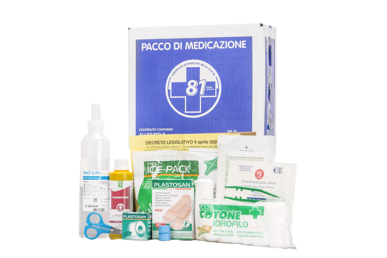 NEW PLASTIDENT Armadietto pronto soccorso in metallo bianco