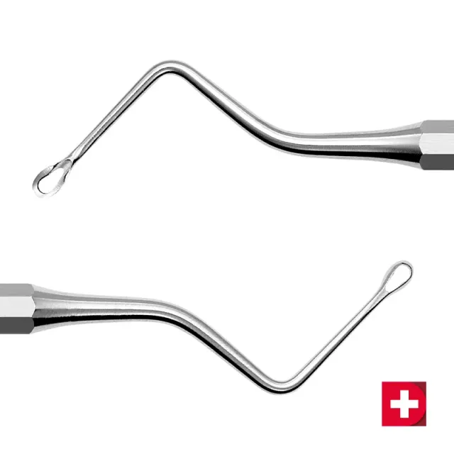 Deppeler L5 curette chirurgica 3,5 mm acciaio