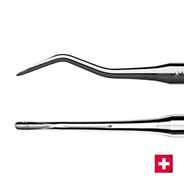 Deppeler EL21S elevatore dentale lama 2,4 mm